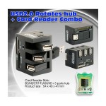 usb hub med minneskortlasare